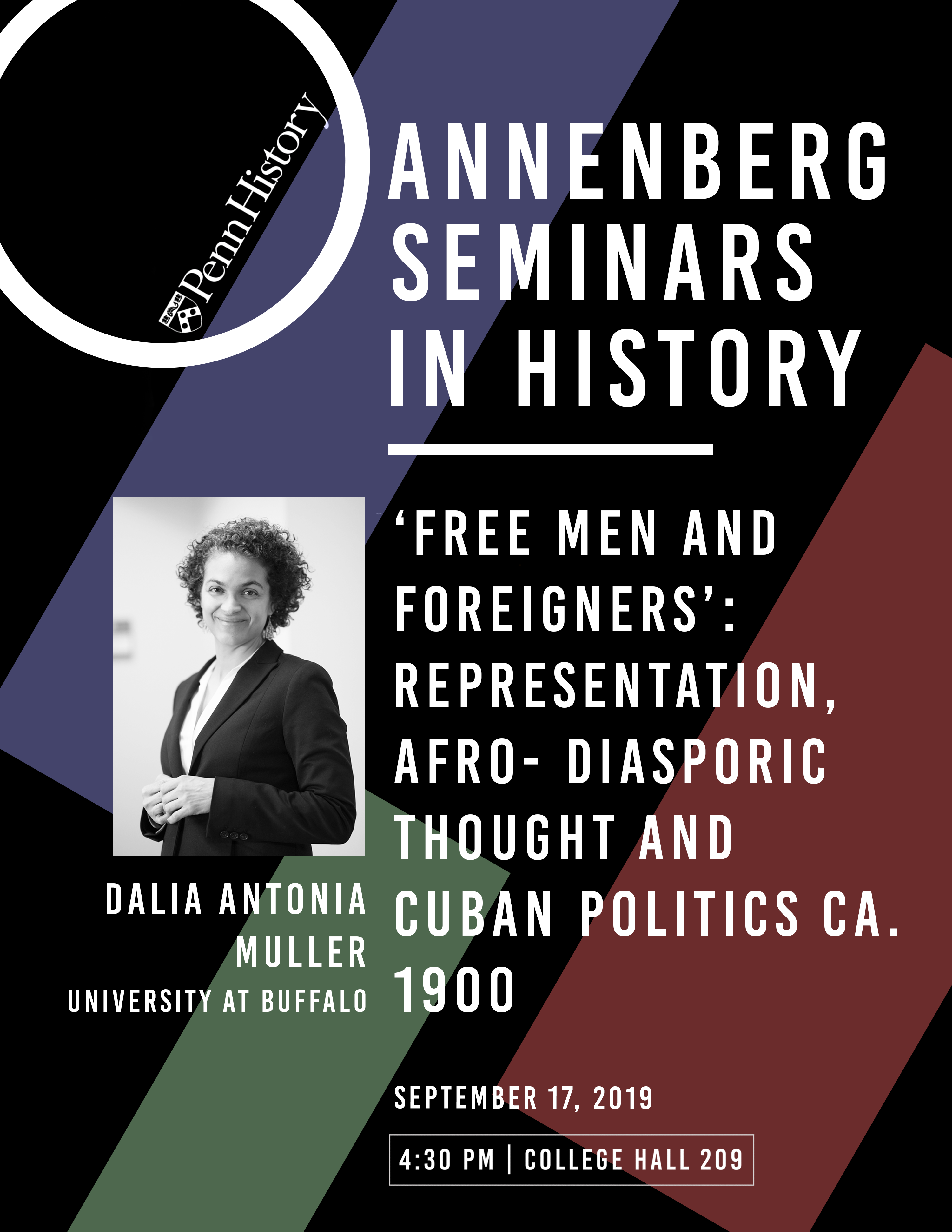 Dalia Muller Annenberg Seminar in History Flyer